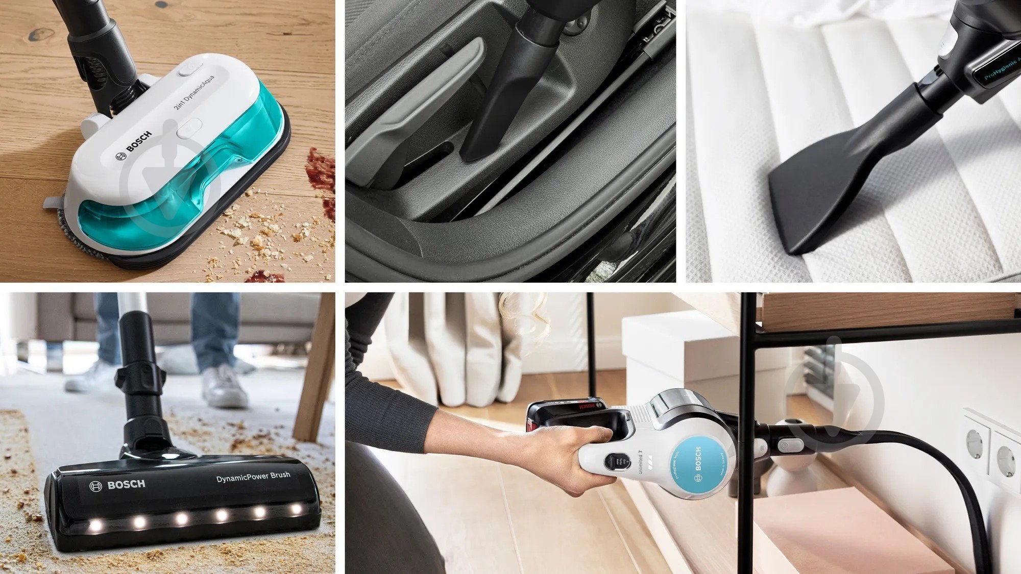 Пылесос аккумуляторный Bosch Unlimited 7 ProHygienic Aqua BCS71HYG2 white - фото 22