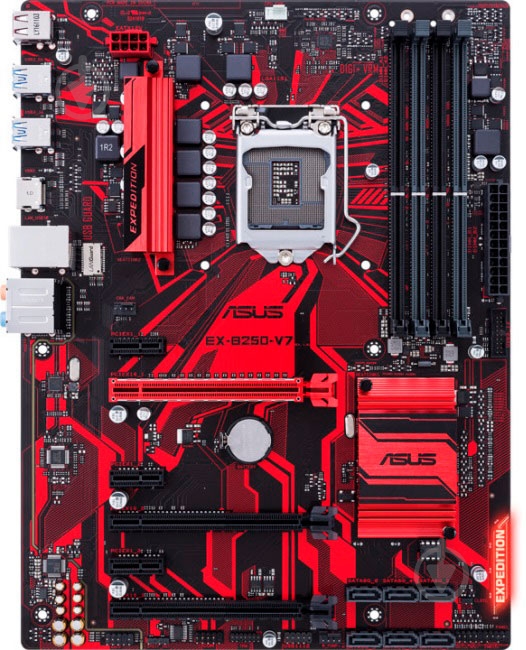 Материнская плата Asus EX-B250-V7 (Socket 1151, Intel B250, ATX) - фото 3 Материнская плата Asus EX-B250-V7 (Socket 1151, Intel B250, ATX) - фото 3