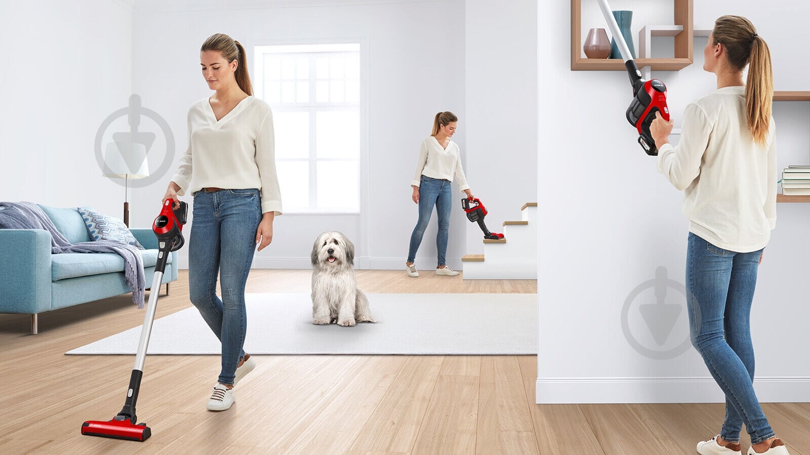 Пылесос аккумуляторный Bosch BCS61PET red - фото 13 Пылесос аккумуляторный Bosch BCS61PET red - фото 13