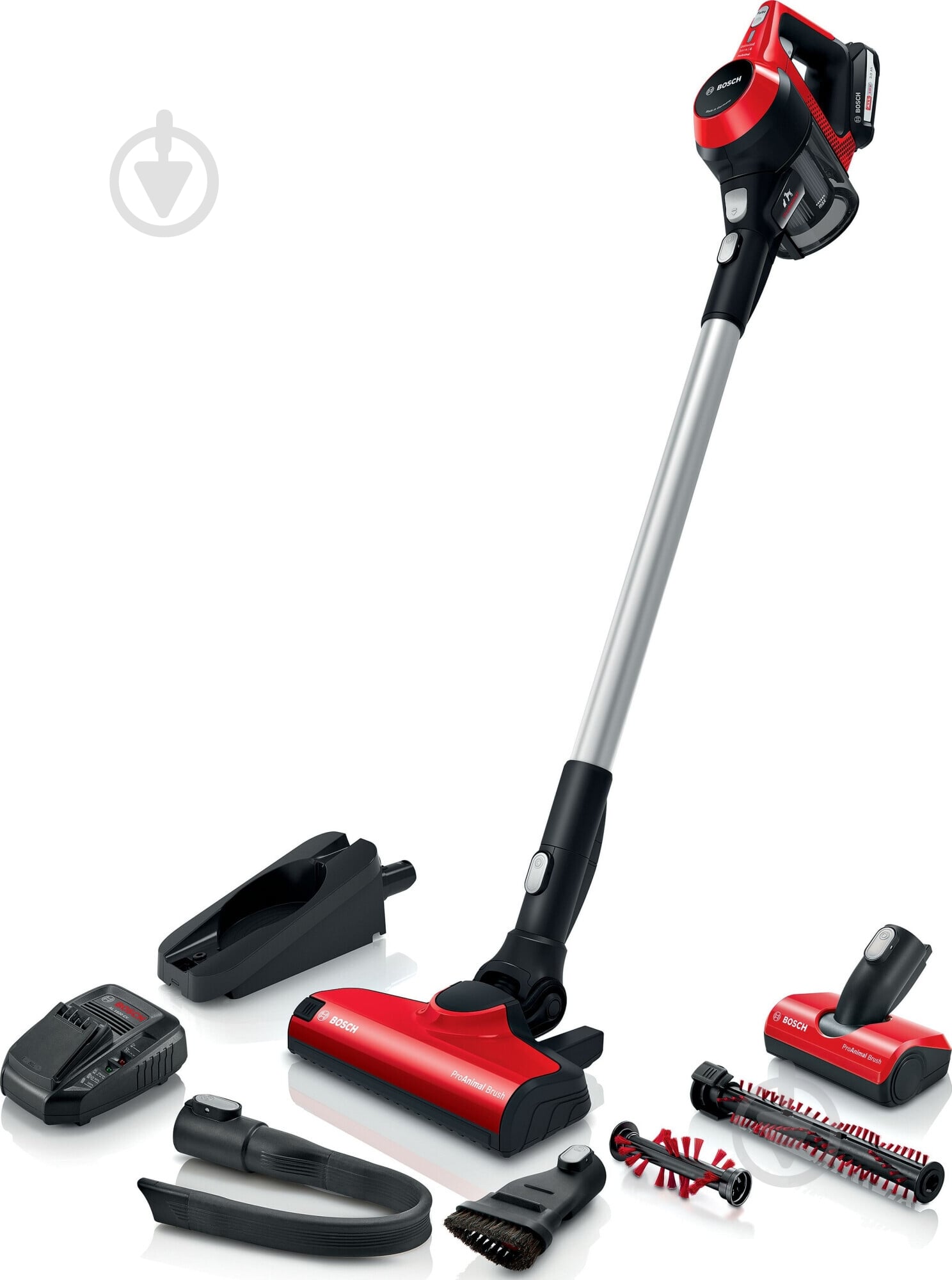 Пылесос аккумуляторный Bosch BCS61PET red - фото 1 Пылесос аккумуляторный Bosch BCS61PET red - фото 1