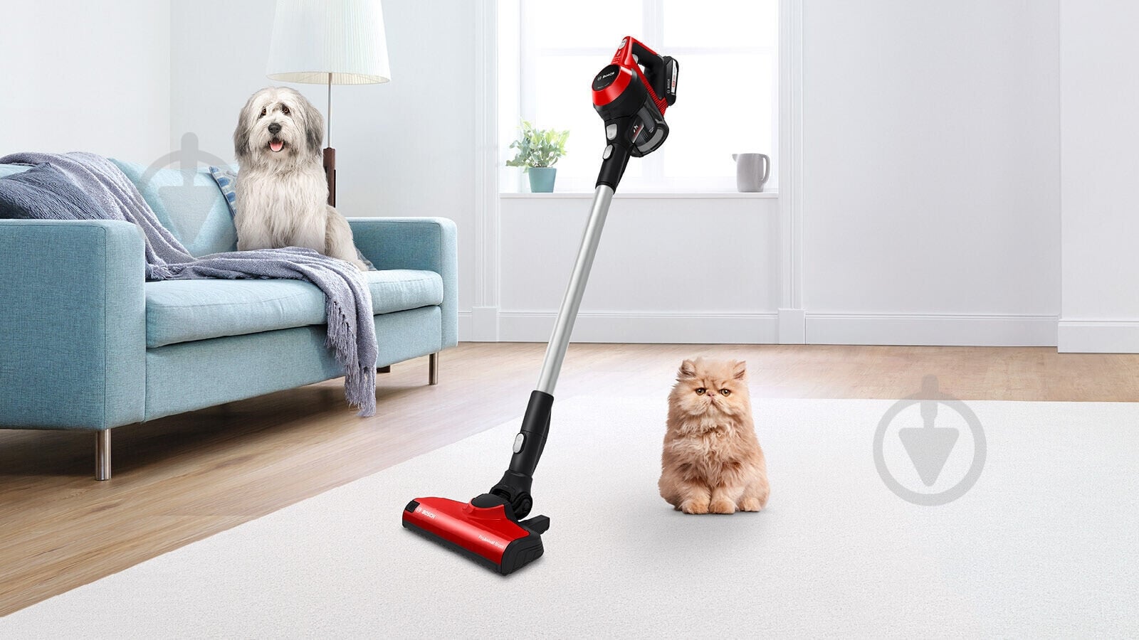 Пылесос аккумуляторный Bosch BCS61PET red - фото 8 Пылесос аккумуляторный Bosch BCS61PET red - фото 8