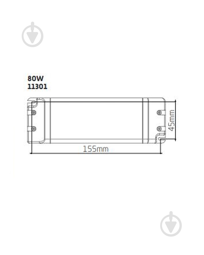 Блок живлення DC Nowodvorski 11301 15,5 см білий - фото 3