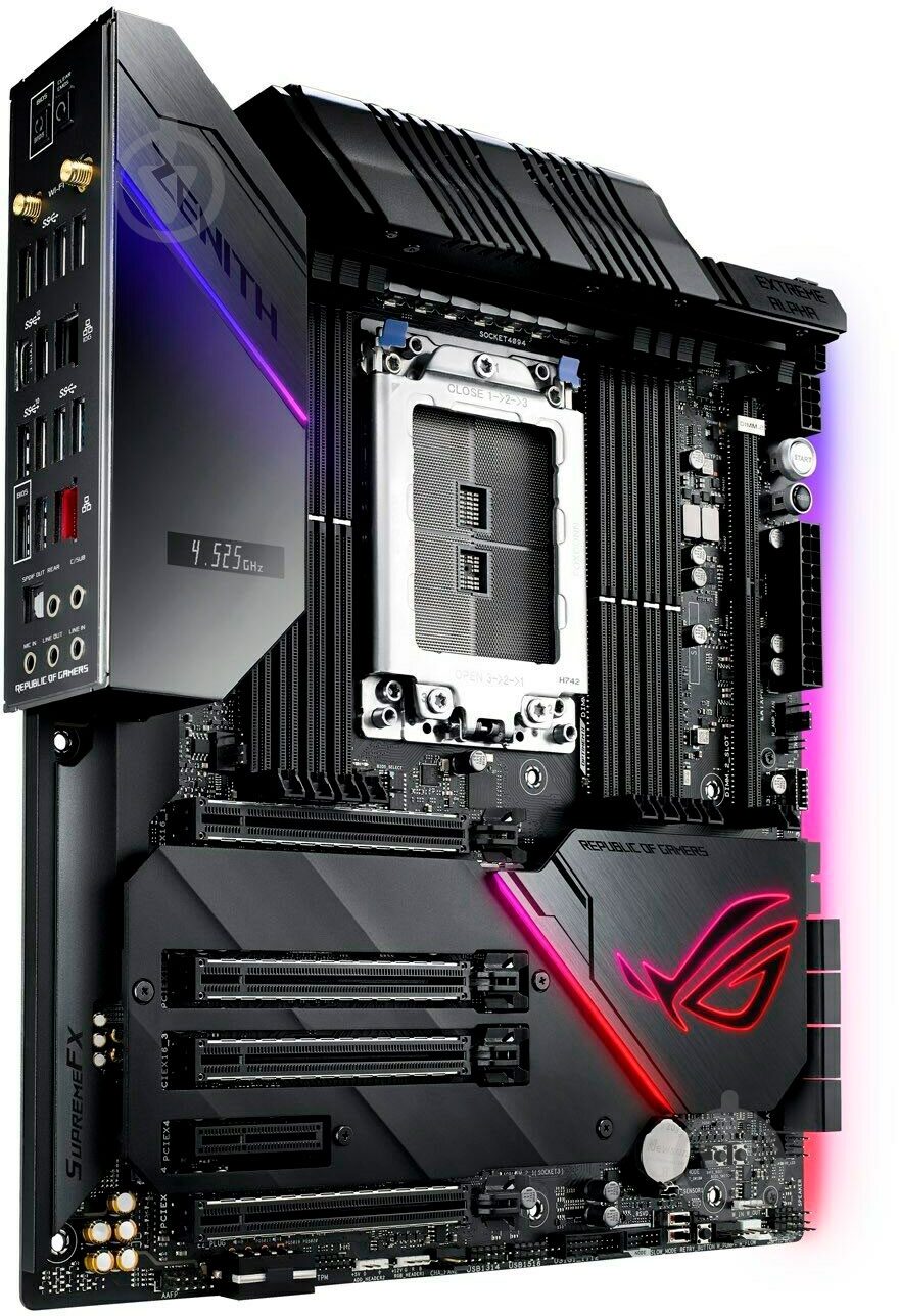 Материнская плата Asus ROG ZENITH EXTREME ALPHA (Socket TR4, AMD X399, E-ATX) - фото 1