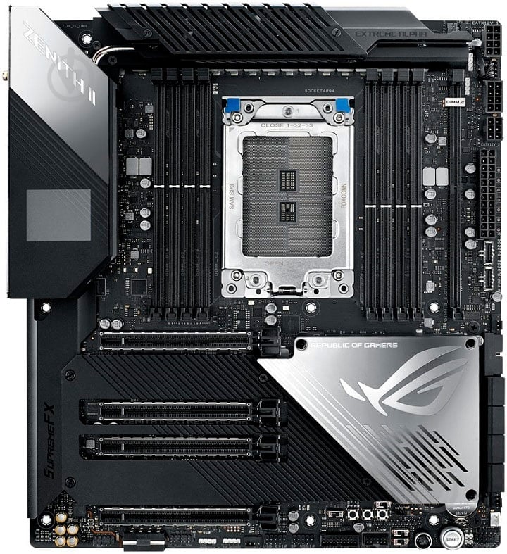 Материнская плата Asus ROG ZENITH EXTREME ALPHA (Socket TR4, AMD X399, E-ATX) - фото 7