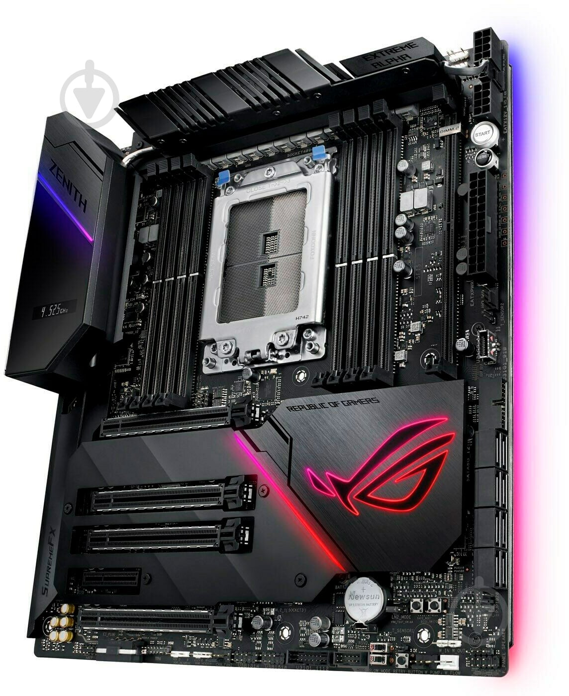 Материнская плата Asus ROG ZENITH EXTREME ALPHA (Socket TR4, AMD X399, E-ATX) - фото 4