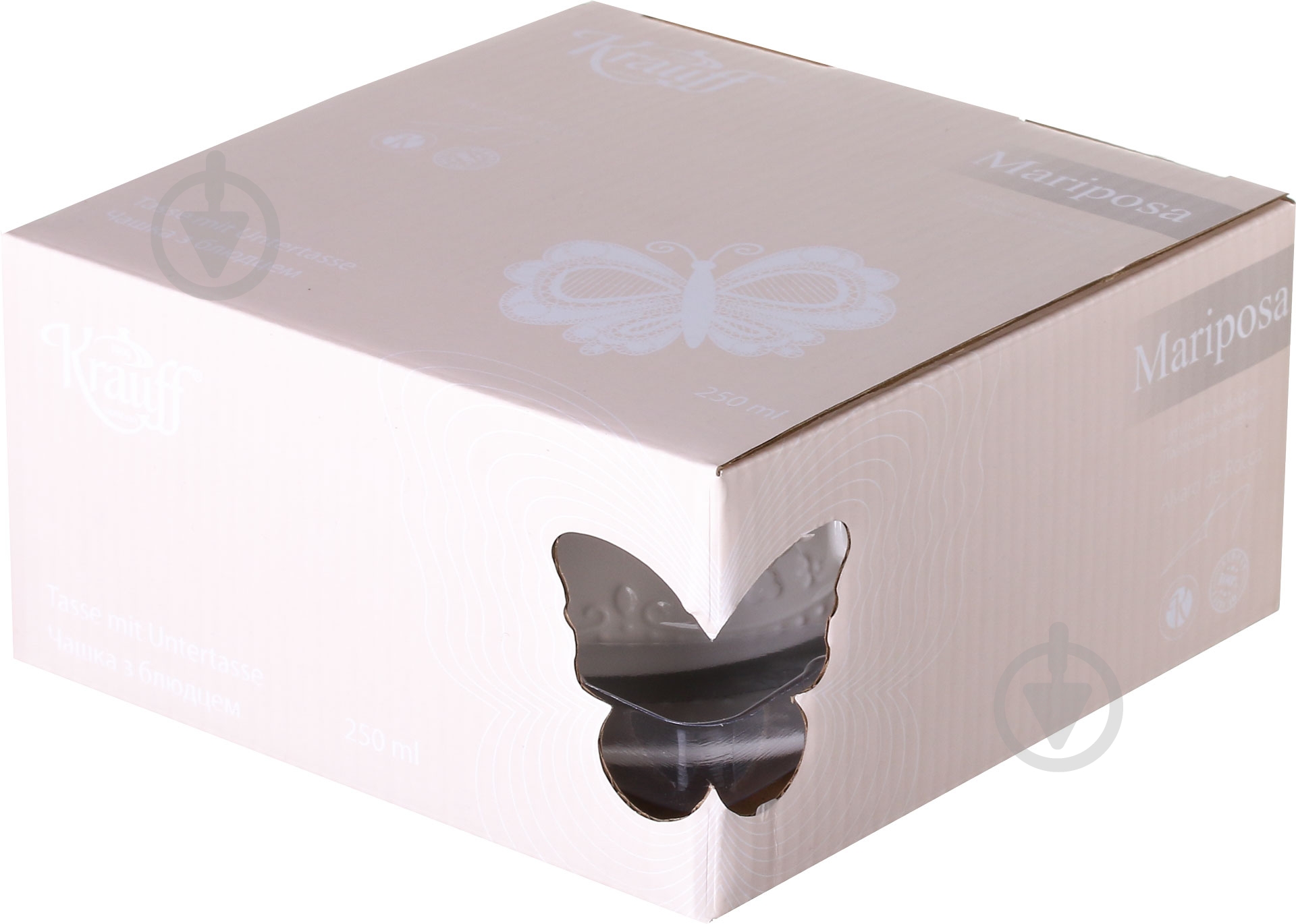 Чашка с блюдцем Krauff Mariposa 250 мл 21-252-094 - фото 5