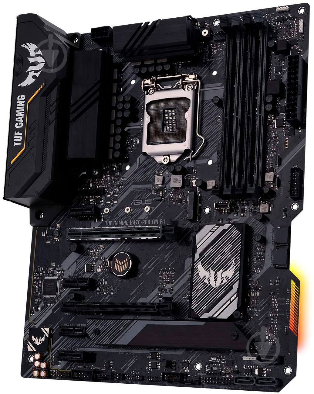 Материнська плата Asus TUF GAMING H470-PRO (Socket 1200, Intel H470, ATX) - фото 4