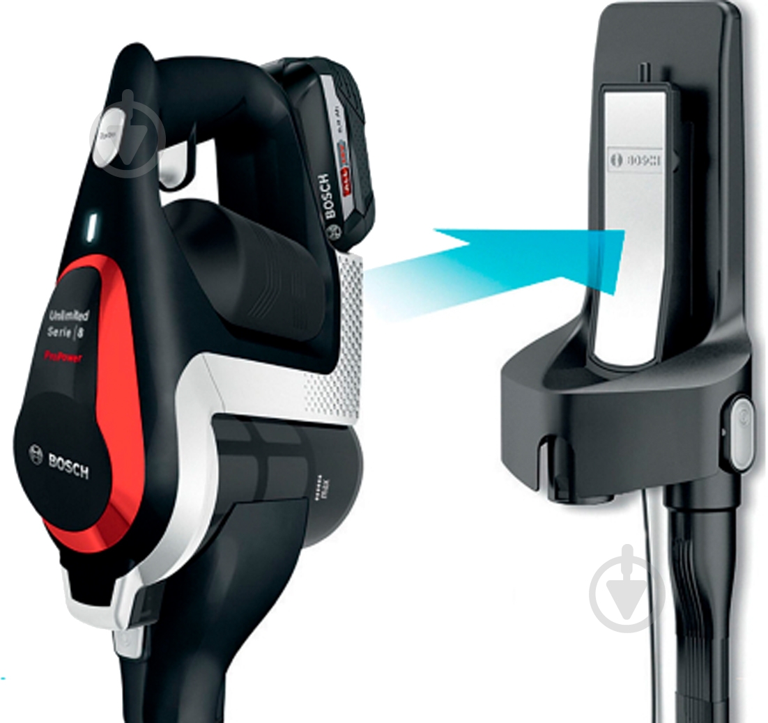 Пылесос аккумуляторный Bosch BSS81POW black - фото 14