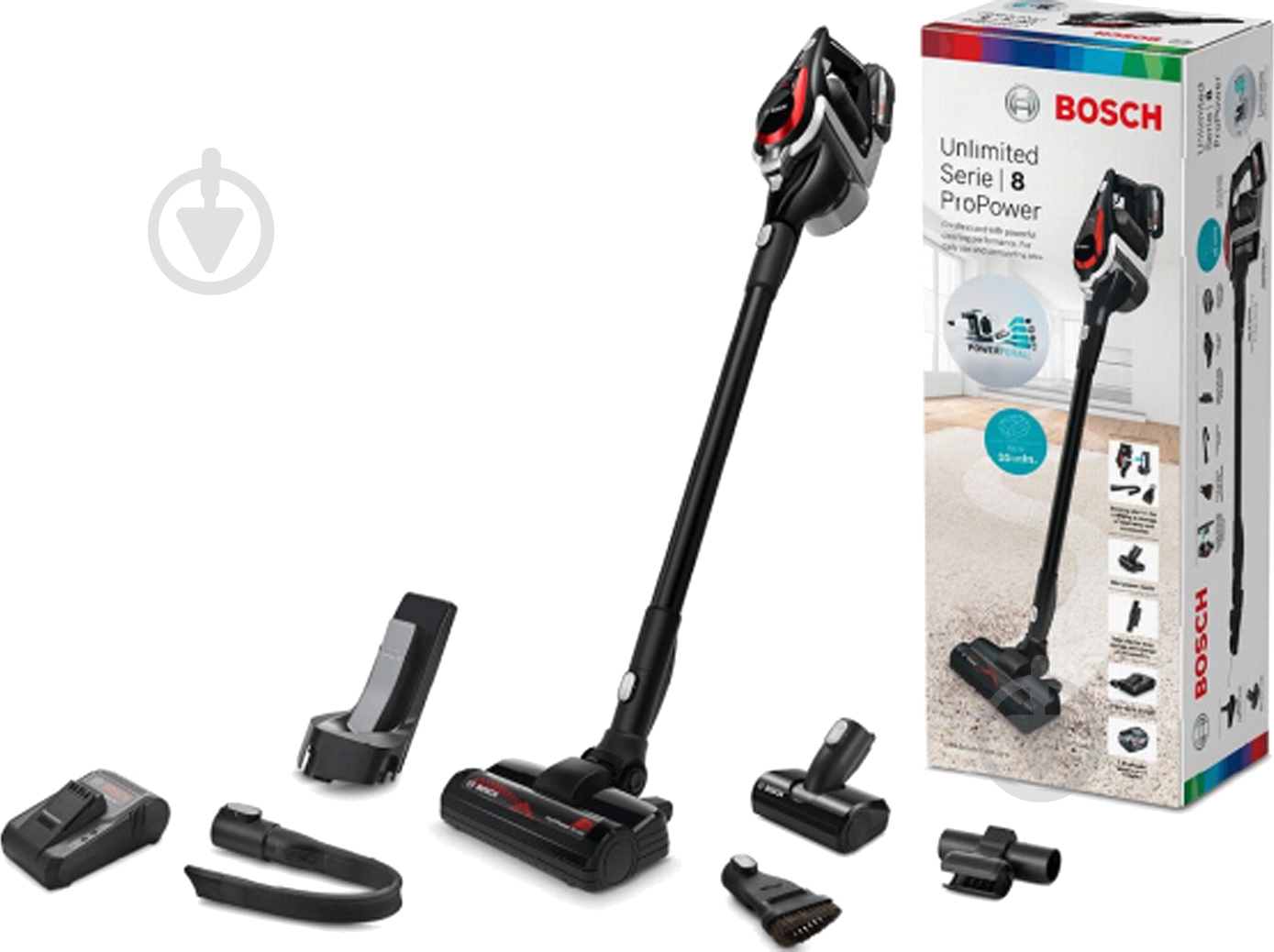 Пылесос аккумуляторный Bosch BSS81POW black - фото 11