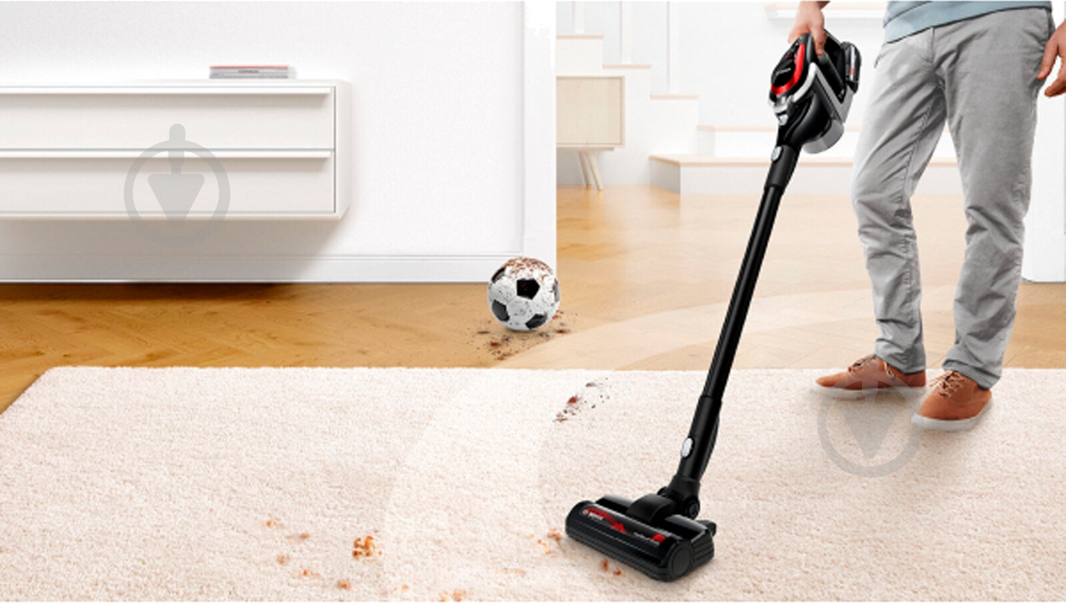 Пылесос аккумуляторный Bosch BSS81POW black - фото 27