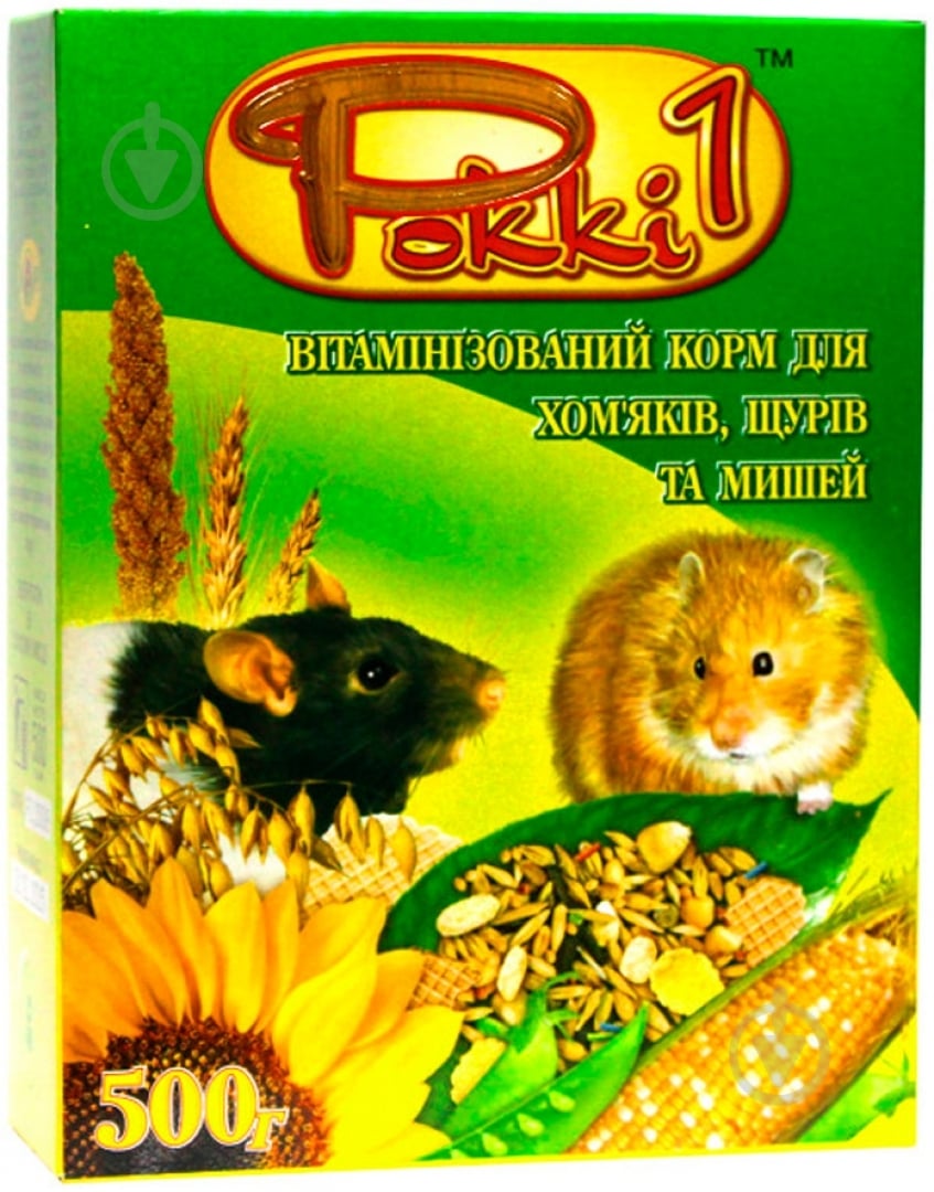 Корм Роккі Для маленьких грызунов 500 г - фото 1 Корм Роккі Для маленьких грызунов 500 г - фото 1