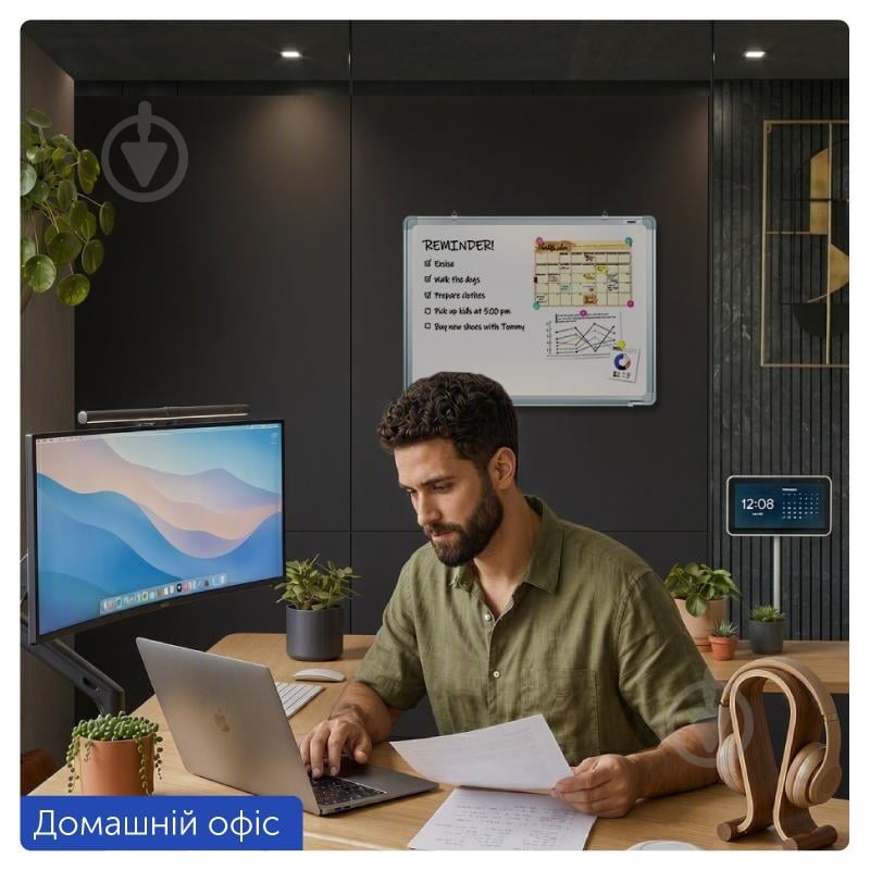 Доска магнитно-маркерная сухостираемая Axent 9611-A 45х60 см - фото 6