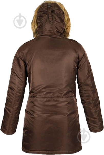 Куртка-парка женская зимняя Alpha Industries N-3B AL-IND-N3B-C р.XL кофе - фото 2 Куртка-парка женская зимняя Alpha Industries N-3B AL-IND-N3B-C р.XL кофе - фото 2