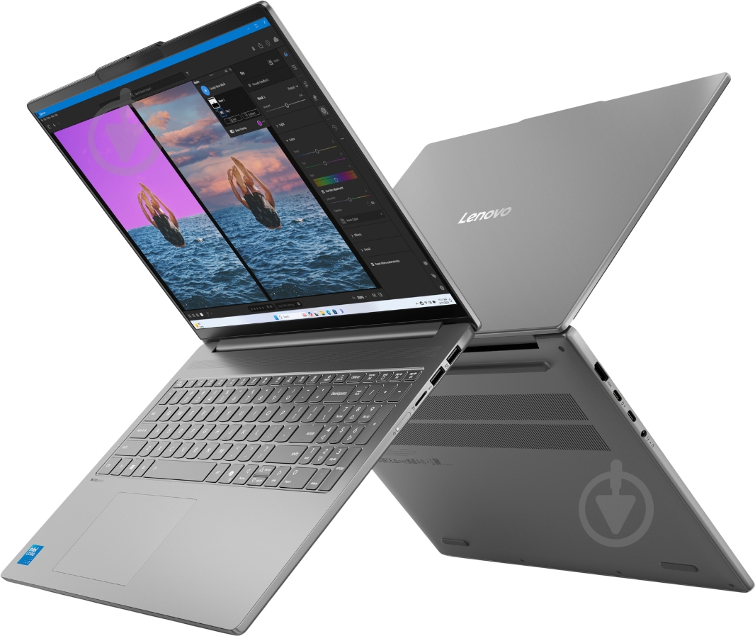 Ноутбук Lenovo IdeaPad Slim 5 16IRH10 16" (83HS007MRA) luna grey - фото 2