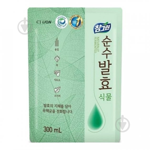 Средство для ручного мытья посуды LION KOREA Chamgreen Горные травы 0,31 л - фото 1