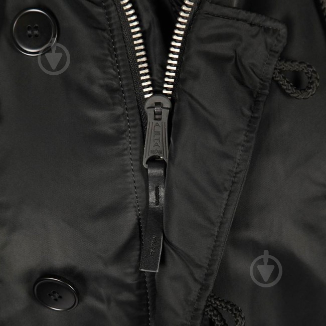 Куртка-парка женская зимняя Alpha Industries N-3B р.M черная - фото 3 Куртка-парка женская зимняя Alpha Industries N-3B р.M черная - фото 3