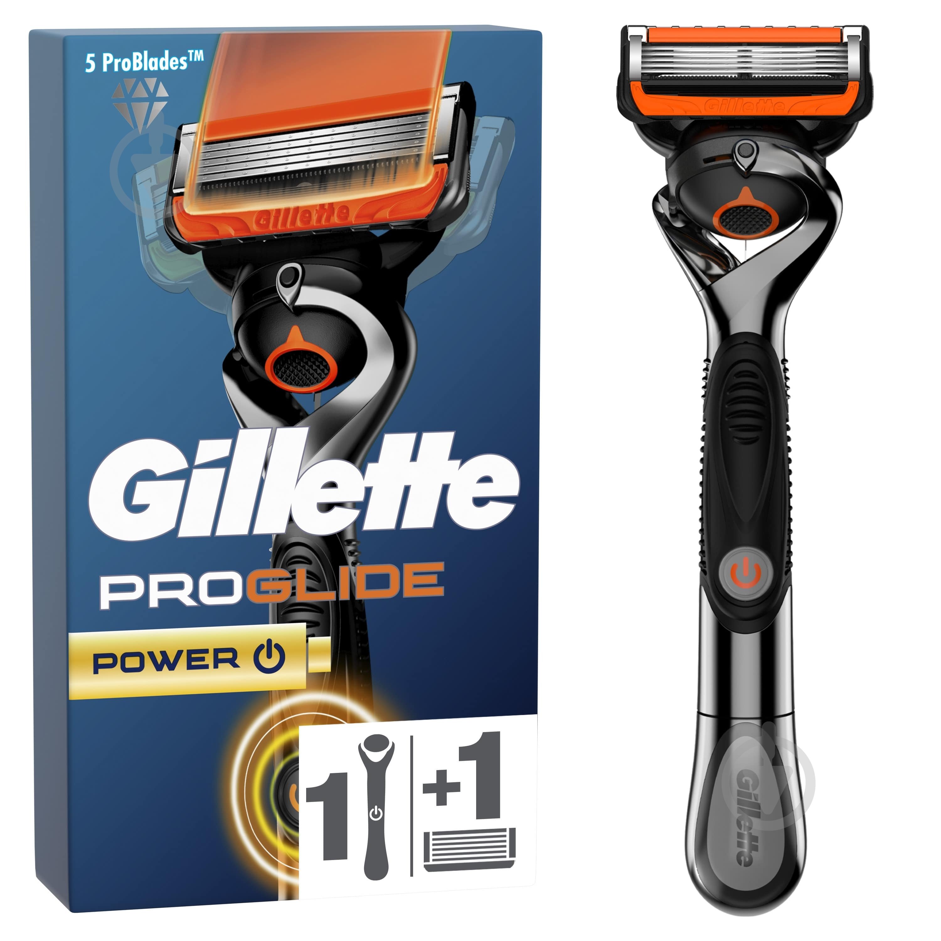 Станок для бритья Gillette Fusion 5 Proglide Power Flexball со сменным картриджем 1 шт. - фото 1 Станок для бритья Gillette Fusion 5 Proglide Power Flexball со сменным картриджем 1 шт. - фото 1