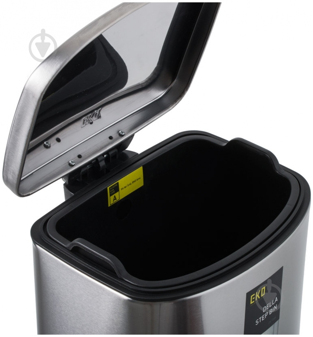 Ведро с педалью EKO DEVELOPMENT LIMITED LUX 9366MT - фото 2 Ведро с педалью EKO DEVELOPMENT LIMITED LUX 9366MT - фото 2