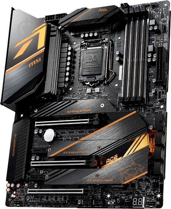 Материнская плата MSI MEG Z490 ACE (Socket 1200, Intel Z490, ATX) - фото 3 Материнская плата MSI MEG Z490 ACE (Socket 1200, Intel Z490, ATX) - фото 3