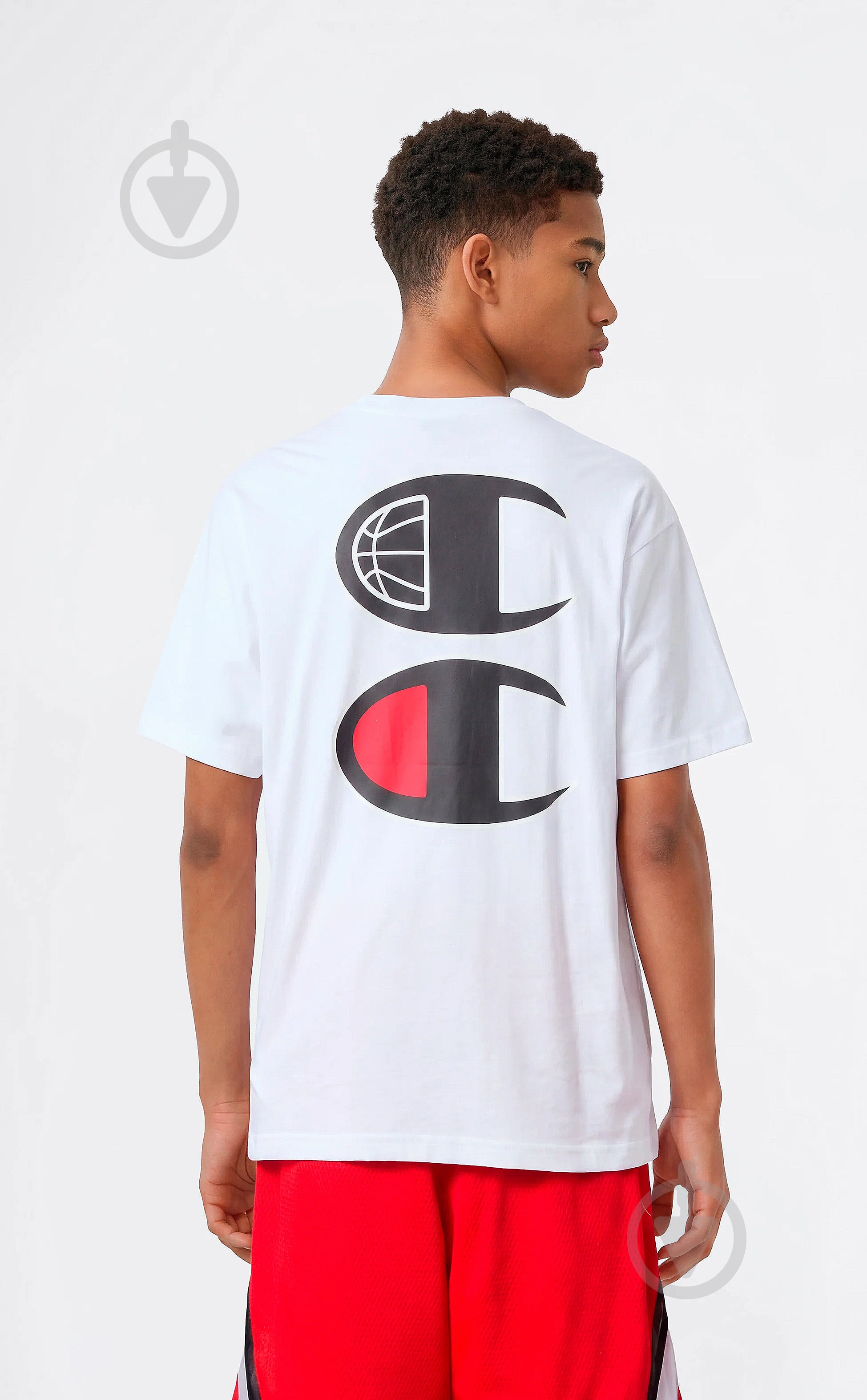 Футболка Champion T-Shape Tee 307836-WW001 белый - фото 2