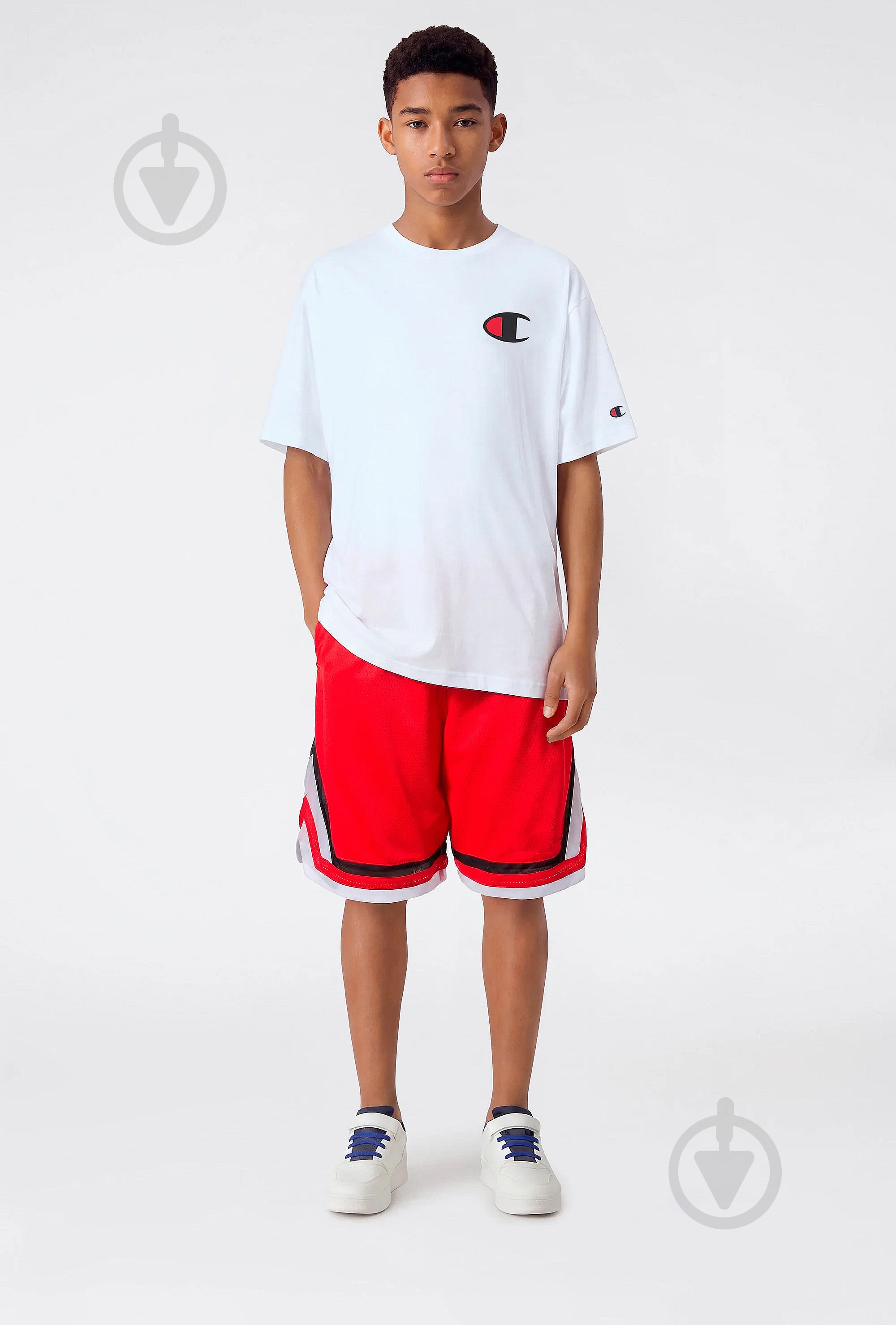 Футболка Champion T-Shape Tee 307836-WW001 белый - фото 1