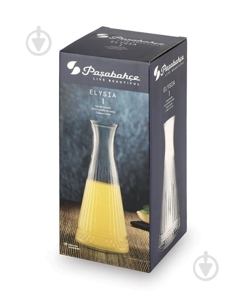 Графин для вина Pasabahce Elysia 940 мл (80403) - фото 6 Графин для вина Pasabahce Elysia 940 мл (80403) - фото 6