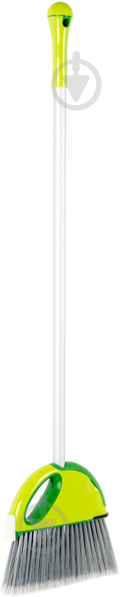 Совок зі щіткою з довгою ручкою Aromoclean Fiora® 90 см салатовий - фото 3
