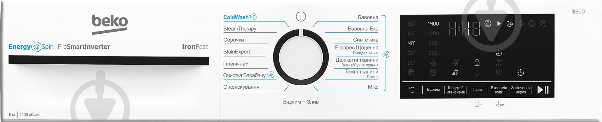 Стиральная машина Beko BM3WFSU48435WB - фото 6