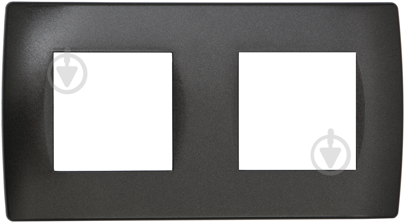 Рамка модульная TEM MODUL 2x2M горизонтальная черный 4324731 - фото 1