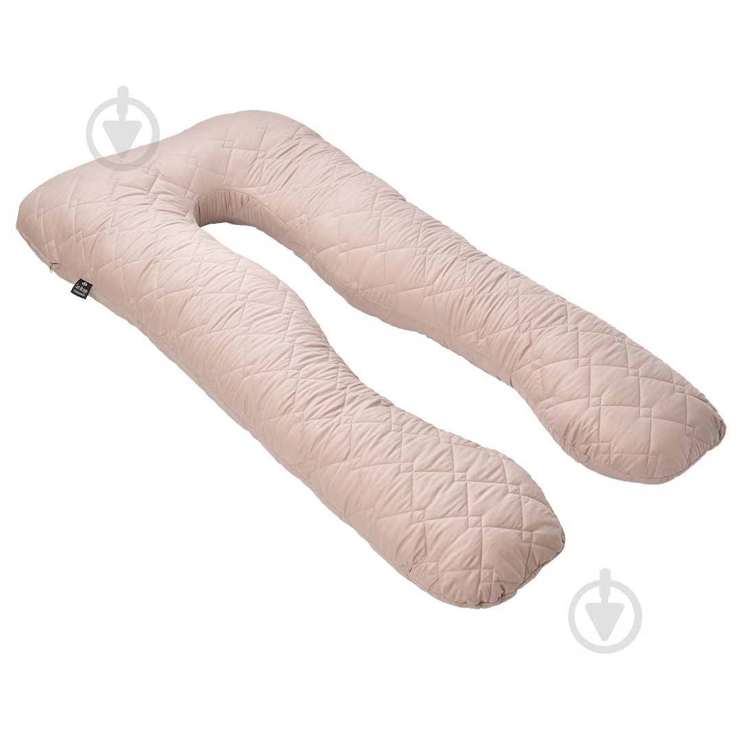 Подушка для вагітних Соня 140x75x20 см Sei Design бежевий - фото 3 Подушка для вагітних Соня 140x75x20 см Sei Design бежевий - фото 3