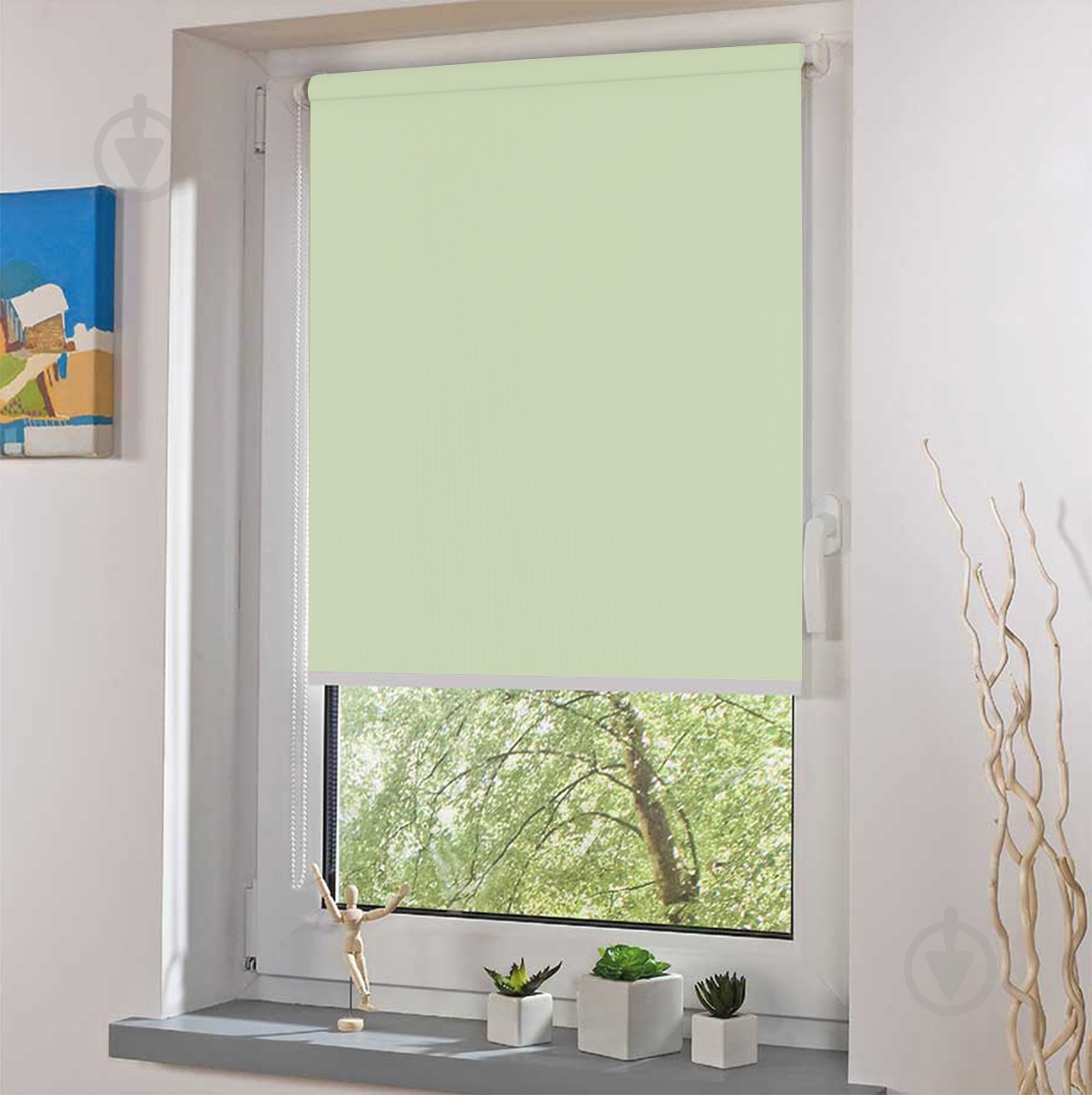 Ролета мини Rollotex струна RIMINI ICE 45x150 см мята - фото 2