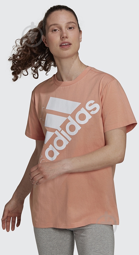 Футболка Adidas H42005 р.M оранжевый - фото 1 Футболка Adidas H42005 р.M оранжевый - фото 1