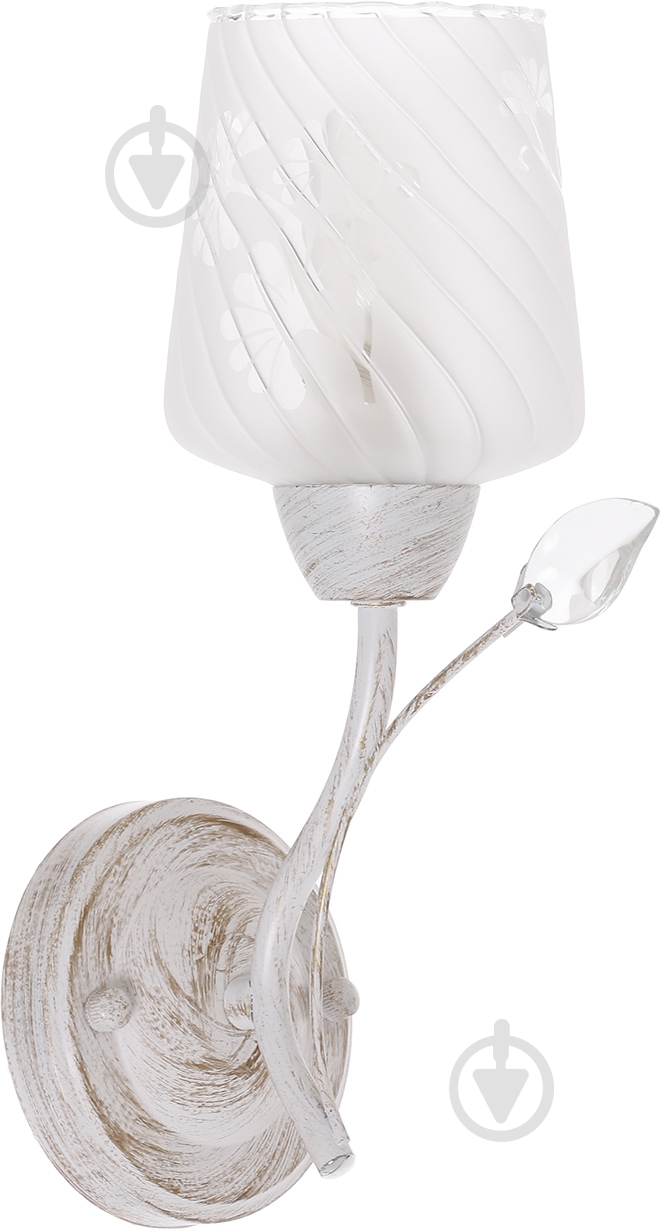 Бра Accento lighting CORUNA 1x60 Вт E14 белый ALDW-MB12864 - фото 1