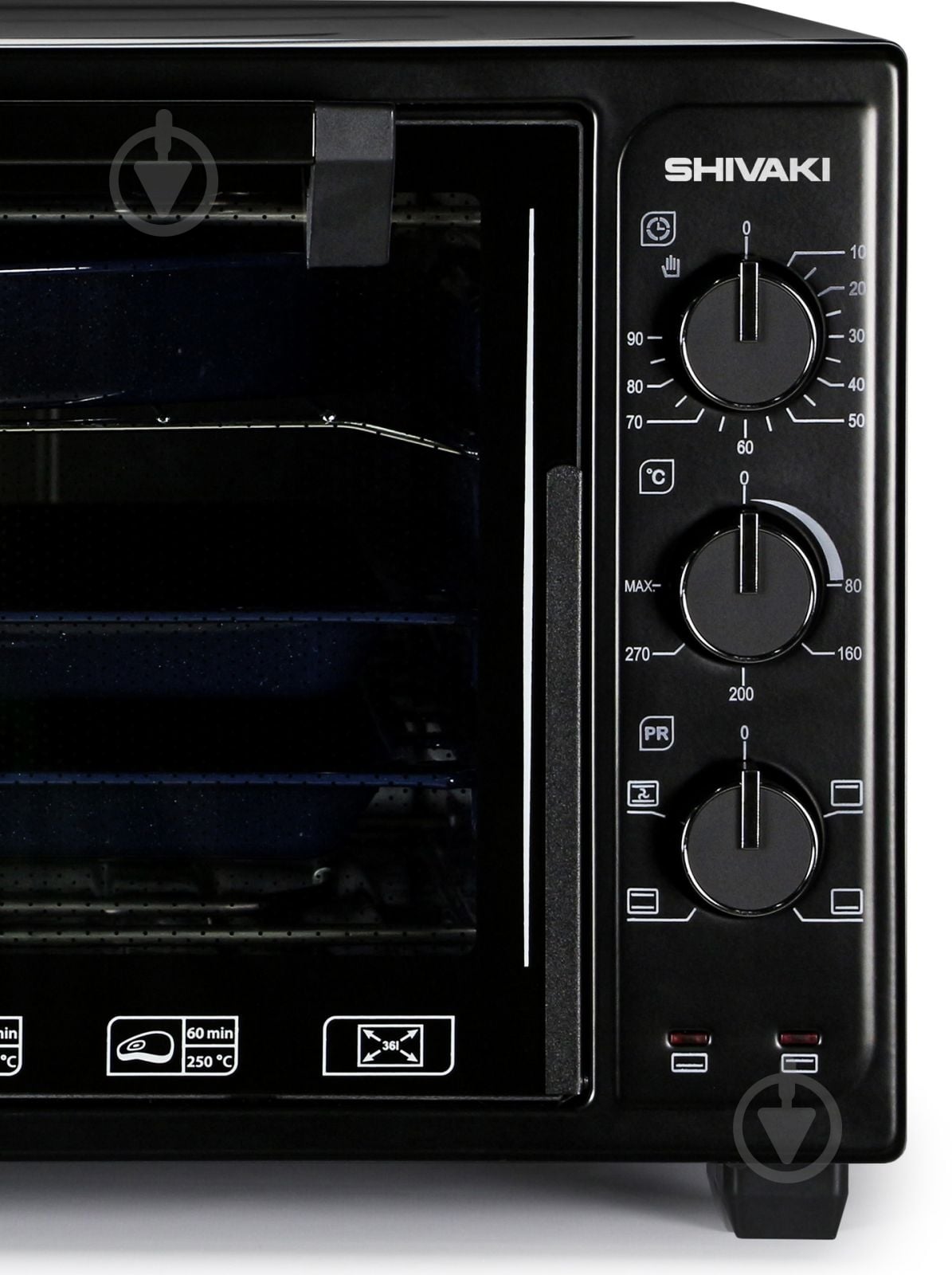 Електрична піч Shivaki MD 3618 L BLACK-BLACK - фото 5