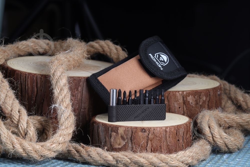 Мультитул Roxon мини M2 с переменными битами, серый - фото 11