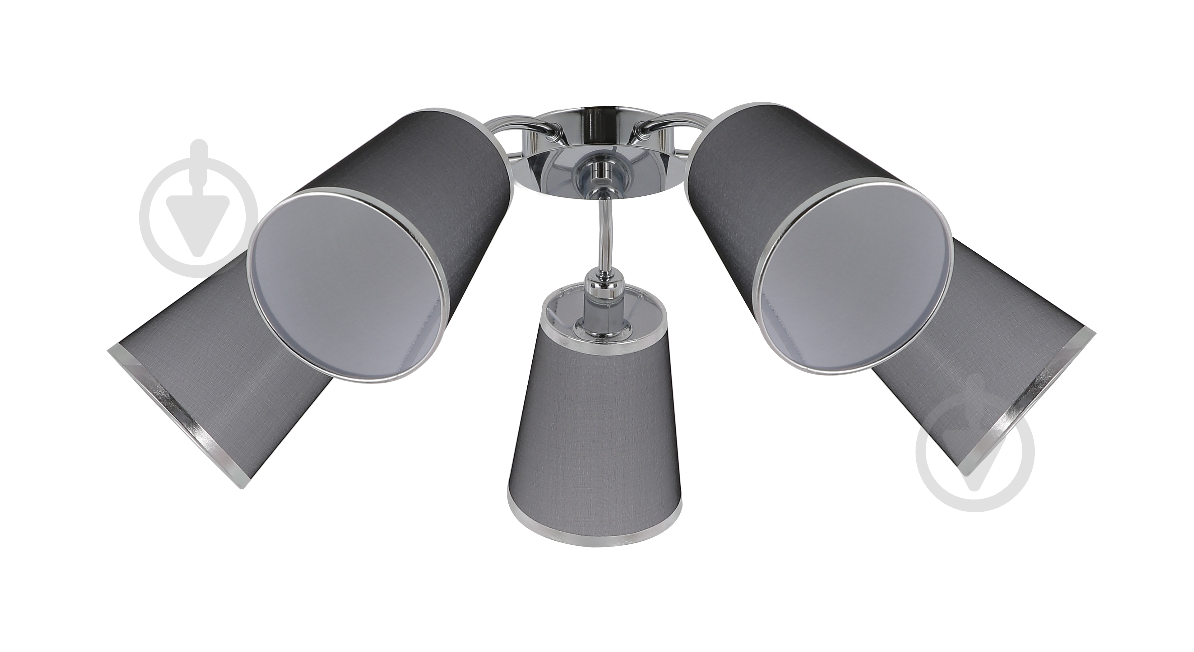 Люстра потолочная Blitz 5x40 Вт E14 хром 1644-45 - фото 1