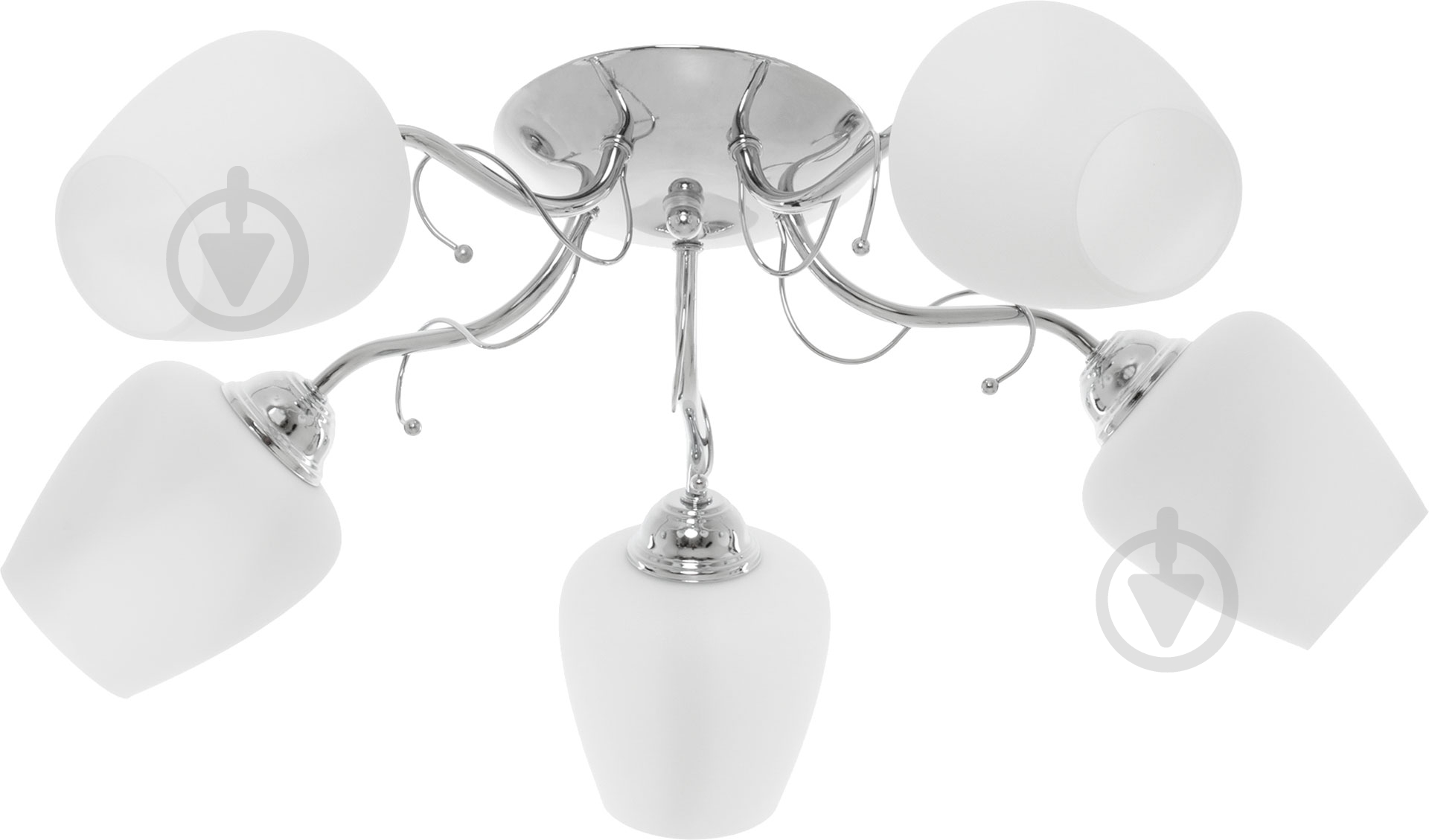 Люстра потолочная Accento lighting Danaia 5xE14 хром ALSQ-MD38019/5 - фото 1