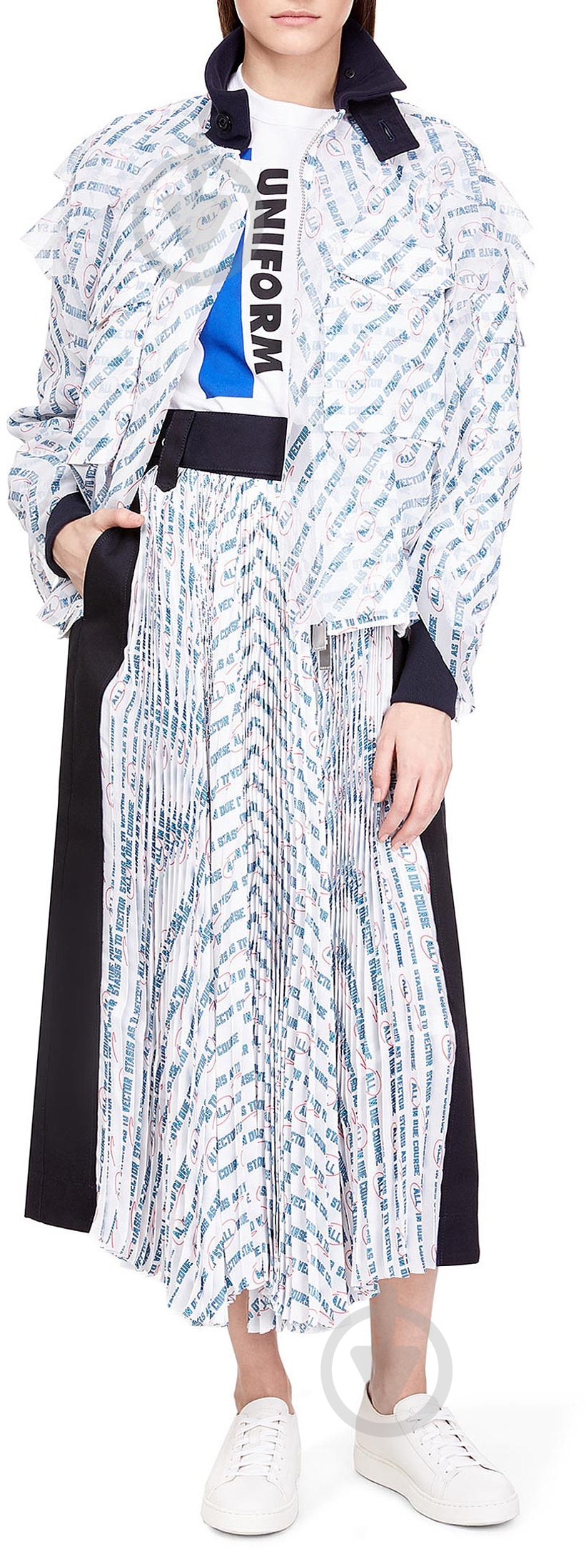 Ветровка женская демисезонная 3574 03574-9G1 белая - фото 2 Ветровка женская демисезонная 3574 03574-9G1 белая - фото 2