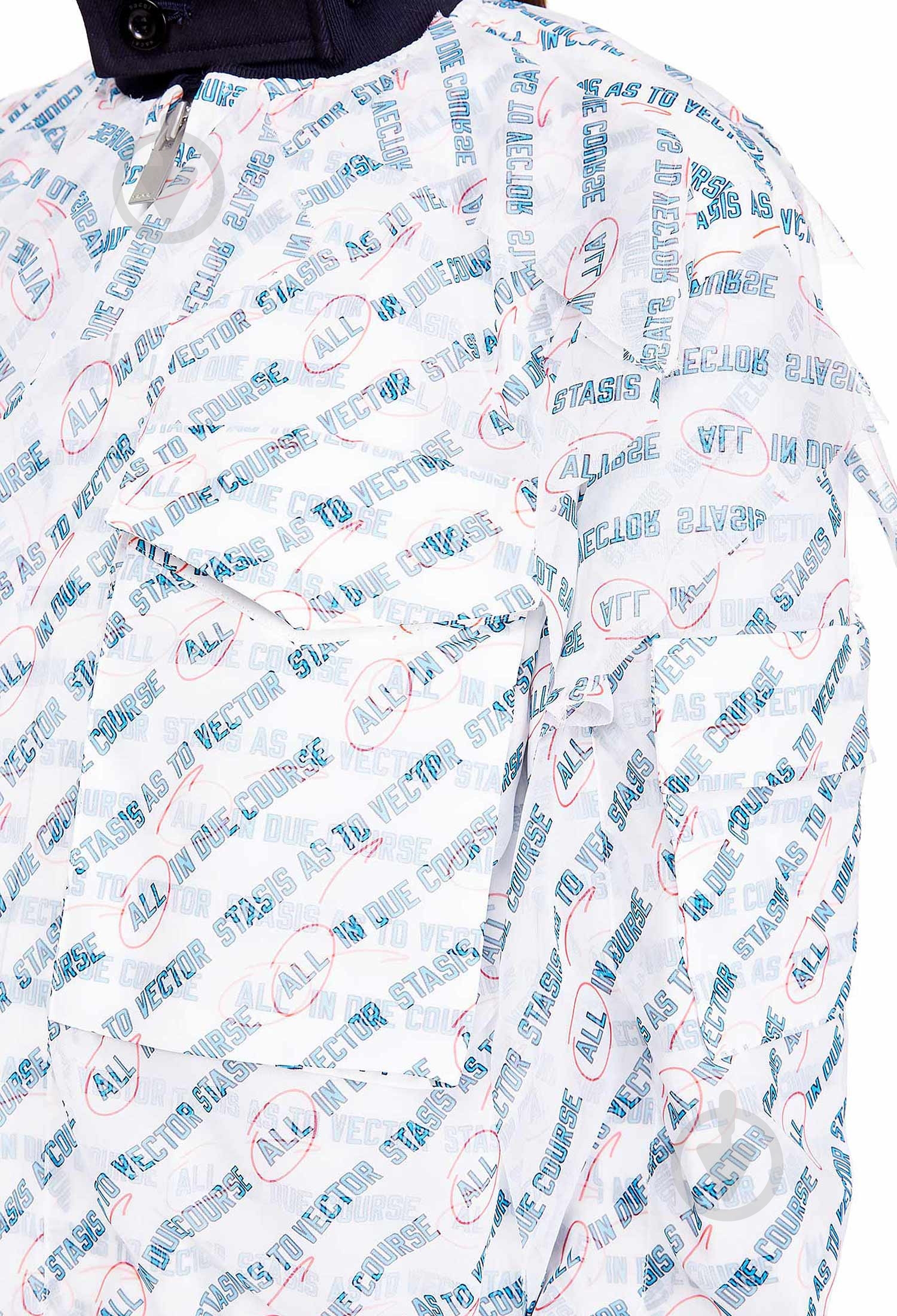 Ветровка женская демисезонная 3574 03574-9G1 белая - фото 5 Ветровка женская демисезонная 3574 03574-9G1 белая - фото 5