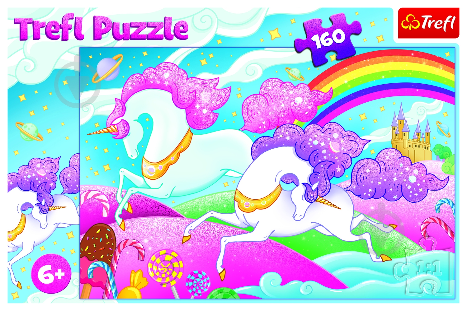 Пазли Trefl Скачуть єдинороги 6335788 - фото 1