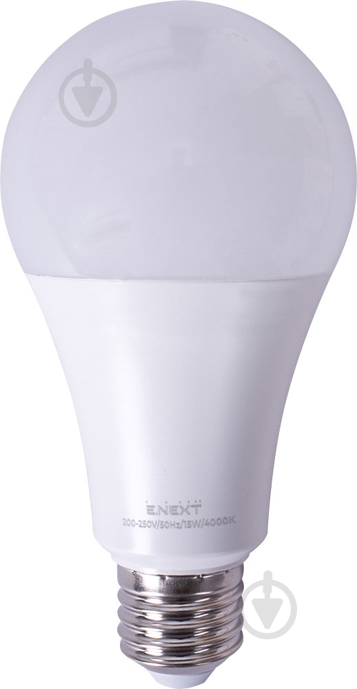 Лампа світлодіодна E.NEXT 15 Вт A70 E27 220 В 4000 К l0650602 - фото 1 Лампа світлодіодна E.NEXT 15 Вт A70 E27 220 В 4000 К l0650602 - фото 1