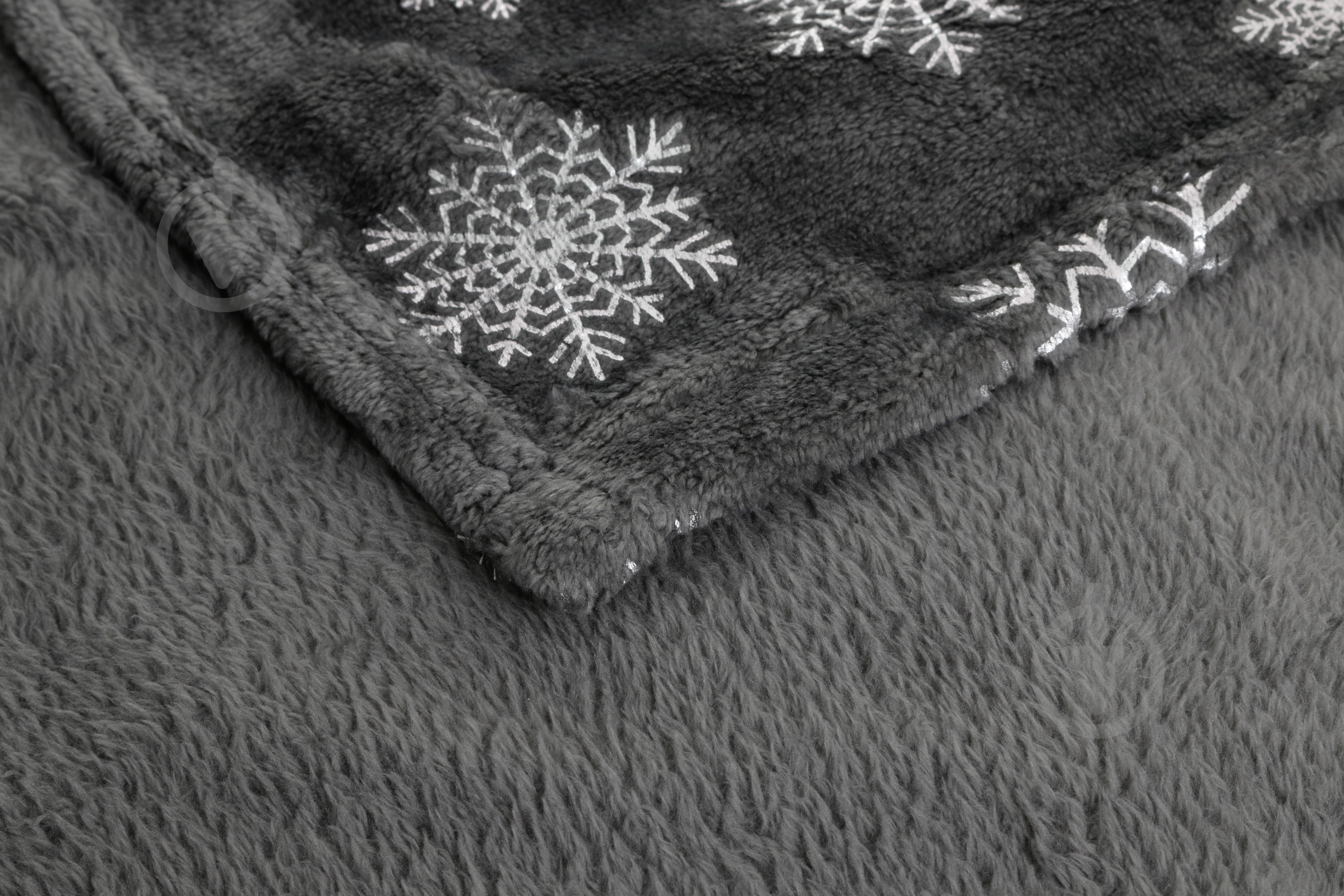 Плед Basic Glitter Snow 150x190 см серый с белым La Nuit - фото 3 Плед Basic Glitter Snow 150x190 см серый с белым La Nuit - фото 3