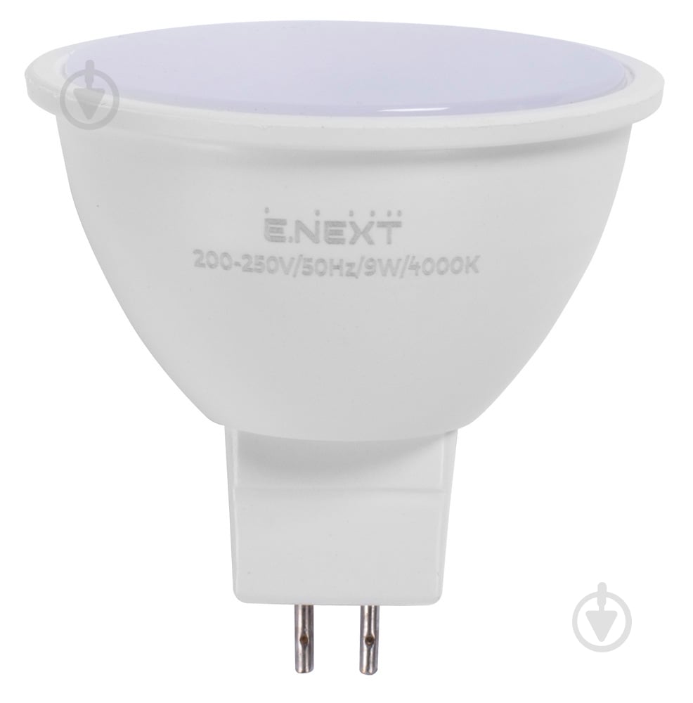 Лампа світлодіодна E.NEXT 9 Вт G5,3 220 В 4000 К l0650635 - фото 1 Лампа світлодіодна E.NEXT 9 Вт G5,3 220 В 4000 К l0650635 - фото 1