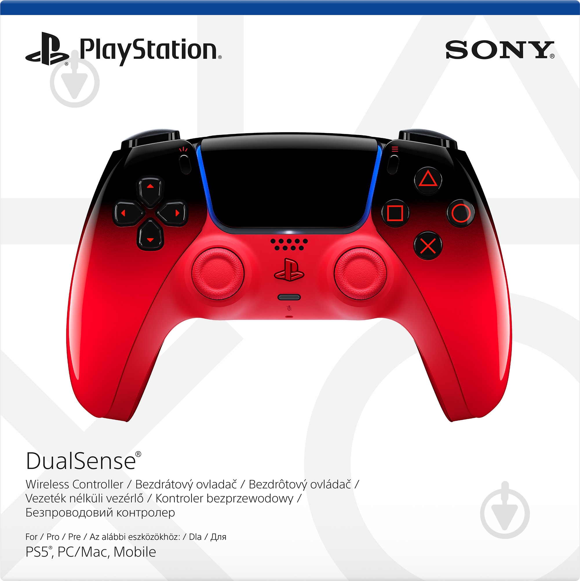 Геймпад бездротовий Sony DualSense для PS5 Techno Red (1000048516) - фото 3 Геймпад бездротовий Sony DualSense для PS5 Techno Red (1000048516) - фото 3