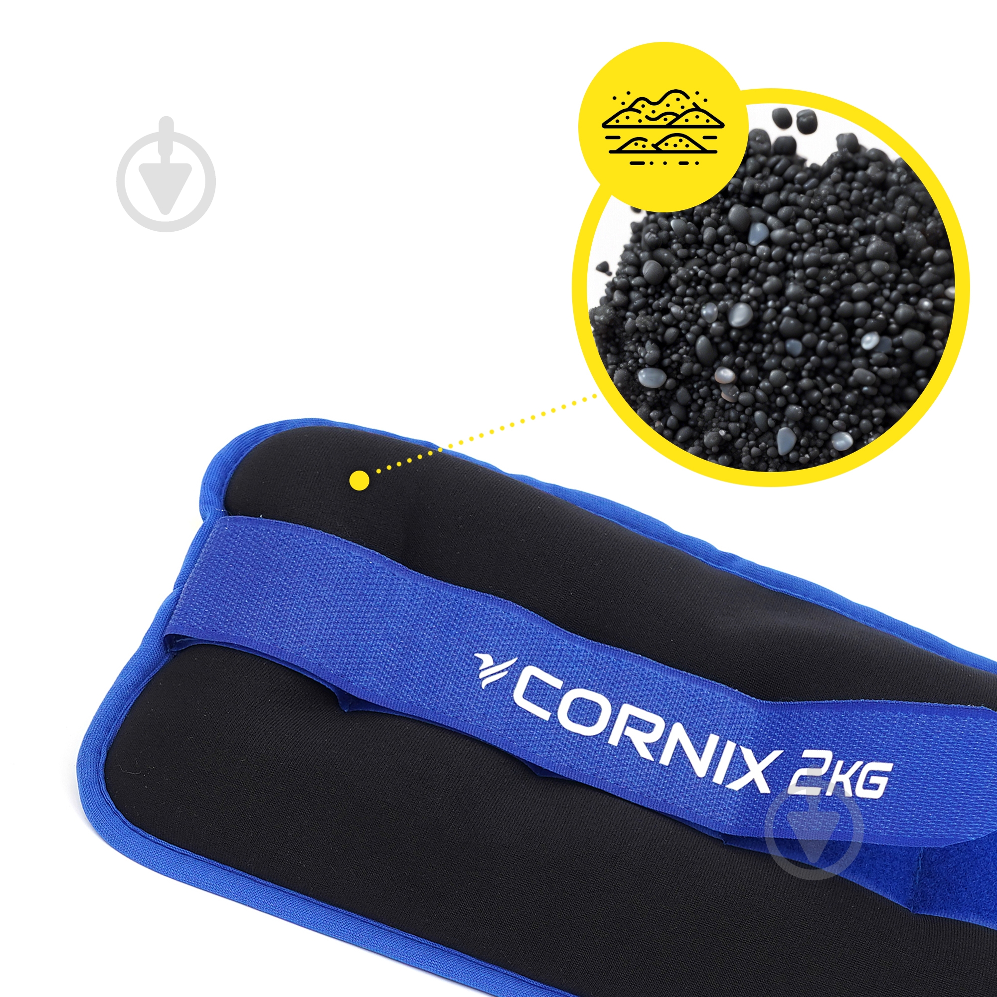 Манжеты-утяжелители Cornix XR-0174 2x2 кг - фото 6