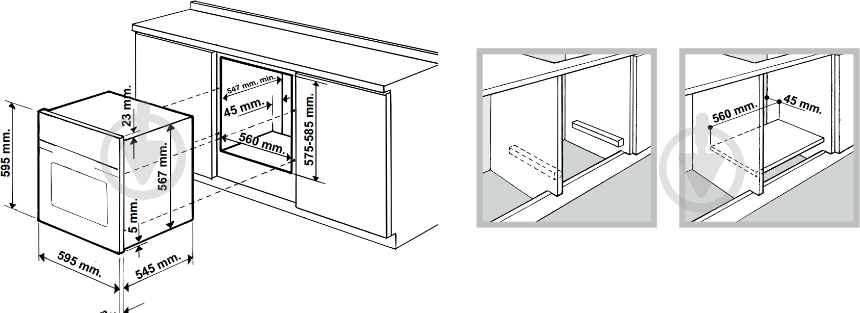 Духовой шкаф Hotpoint FT851.1(OW)/HA бежевая - фото 4
