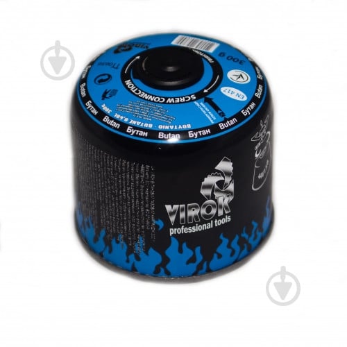 Картридж газовый Virok резьбовой 300 гр 44V158 - фото 1 Картридж газовый Virok резьбовой 300 гр 44V158 - фото 1