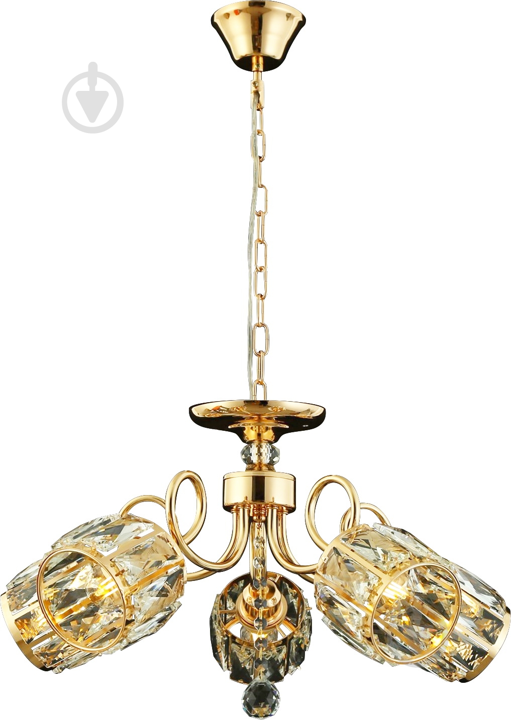 Люстра подвесная Blitz 5x40 Вт E27 золото 5431-45 - фото 1