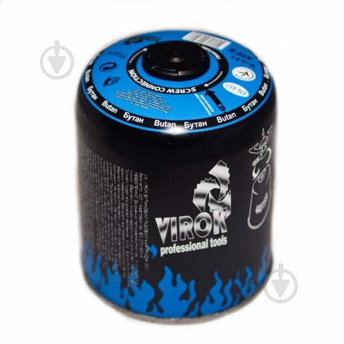 Картридж газовый Virok резьбовой 450 гр 44V159 - фото 1