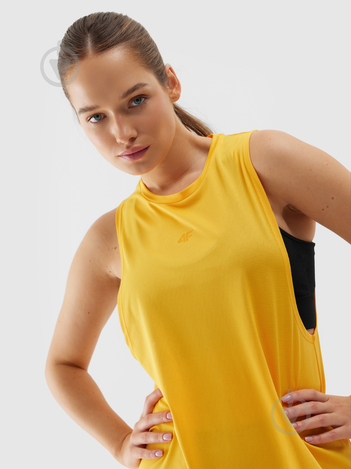 Майка 4F TSHIRT FNK F710 4FWSS24TFTSF710-70S р.XS жовтий - фото 3 Майка 4F TSHIRT FNK F710 4FWSS24TFTSF710-70S р.XS жовтий - фото 3